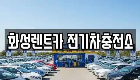 경기도 화성시 비봉면 렌트카 전문 화성렌트카 전기차충전소