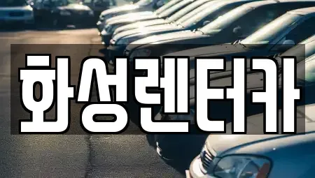 경기도 화성시 장안면 렌트카 전문 화성렌터카