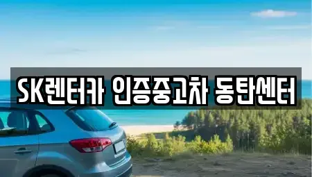 경기도 화성시 중고차매매 전문 SK렌터카 인증중고차 동탄센터