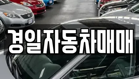 경북 구미시 산동읍 중고차 전문 경일자동차매매