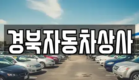경북 성주군 성주읍 중고차매매 전문 경북자동차상사