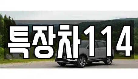 경북 영천시 본촌동 중고차 전문 특장차114