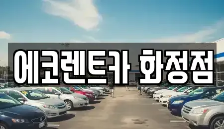 광주광역시 서구 양동 장기렌트카 전문 에코렌트카 화정점