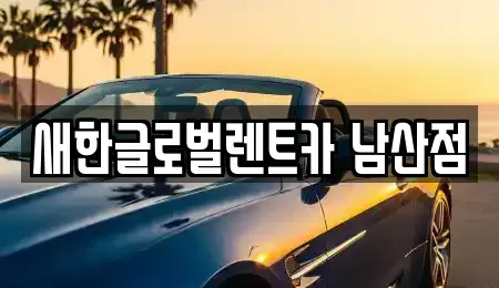 대구 수성구 단기렌트카 전문 새한글로벌렌트카 남산점