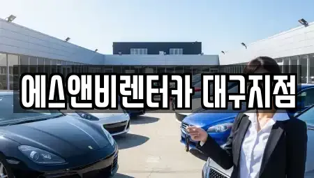 대구 수성구 단기렌트카 전문 에스앤비렌터카 대구지점