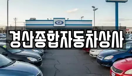 대구 수성구 사월동 중고차 전문 경산종합자동차상사