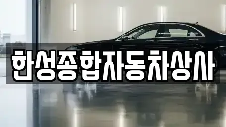 대구 수성구 사월동 중고차 전문 한성종합자동차상사