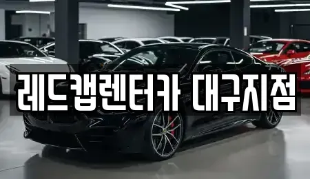 대구 수성구 장기렌트카 전문 레드캡렌터카 대구지점