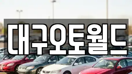 대구광역시 서구 원대동3가 중고차매매 전문 대구오토월드