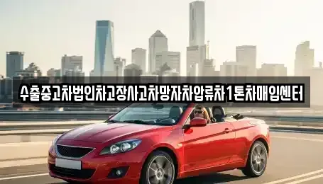 대구광역시 수성구 파동 중고차 전문 수출중고차법인차고장사고차망자차압류차1톤차매입센터