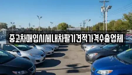 대구광역시 수성구 파동 중고차매입 전문 중고차매입시세내차팔기견적가격수출업체