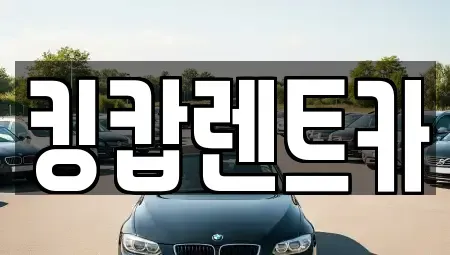 대전광역시 대덕구 신대동 렌트카 전문 킹캅렌트카
