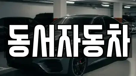 부산 강서구 녹산동 중고차 전문 동서자동차