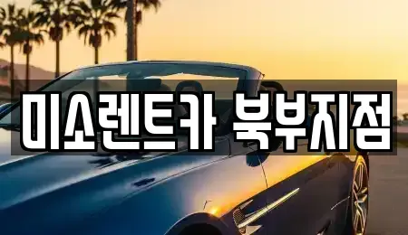 부산 북구 덕천동 렌트카 전문 미소렌트카 북부지점