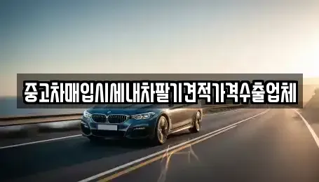 부산 북구 덕천동 중고차매입 전문 중고차매입시세내차팔기견적가격수출업체