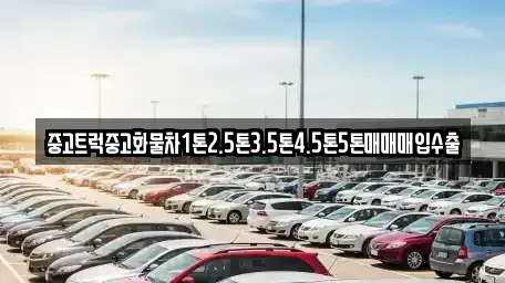 부산 북구 만덕동 중고차 전문 중고트럭중고화물차1톤2.5톤3.5톤4.5톤5톤매매매입수출