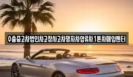 부산 북구 만덕동 중고차매입 전문 수출중고차법인차고장사고차망자차압류차1톤차매입센터
