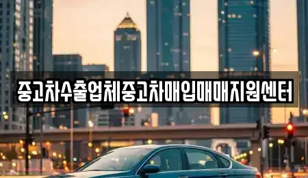 부산광역시 금정구 노포동 중고차매입 전문 중고차수출업체중고차매입매매지원센터