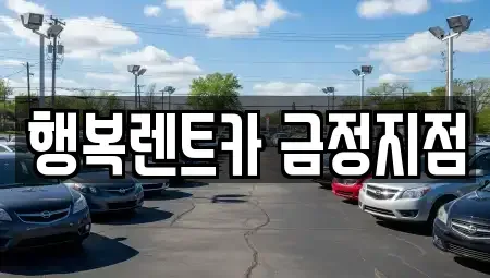 부산광역시 금정구 선동 렌트카 전문 행복렌트카 금정지점