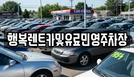 부산광역시 금정구 청룡동 렌트카 전문 행복렌트카및유료민영주차장