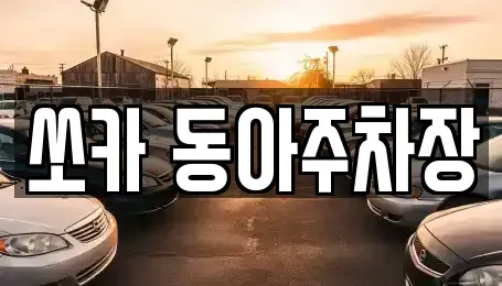 부산광역시 서구 충무동2가 렌트카 전문 쏘카 동아주차장