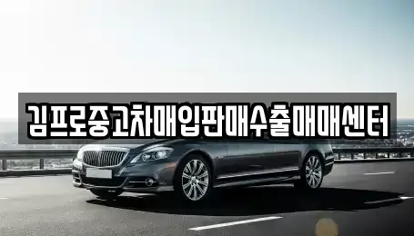 부산광역시 중구 대창동2가 중고차매입 전문 김프로중고차매입판매수출매매센터