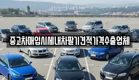 부산광역시 중구 대창동2가 중고차매입 전문 중고차매입시세내차팔기견적가격수출업체