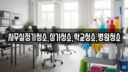 사무실정기청소,상가청소,학교청소,병원청소