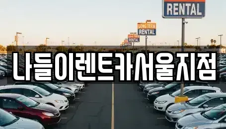 서울 성북구 상월곡동 렌트카 전문 나들이렌트카서울지점