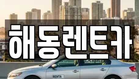 서울 영등포구 여의도동 렌트카 전문 해동렌트카