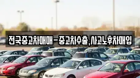 서울 종로구 중학동 중고차매입 전문 전국중고차매매-중고차수출,사고노후차매입