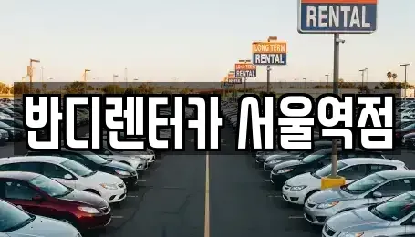 서울 중구 회현동1가 렌트카 전문 반디렌터카 서울역점