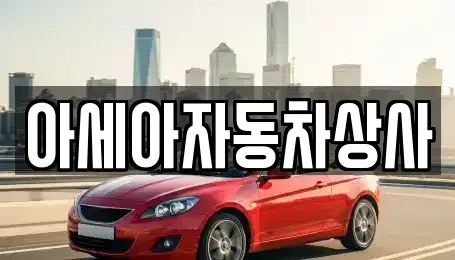 서울 중구 회현동1가 중고차매매 전문 아세아자동차상사