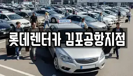 서울특별시 강서구 오쇠동 렌트카 전문 롯데렌터카 김포공항지점