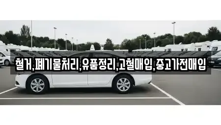 서울특별시 강서구 오쇠동 중고차매입 전문 철거,폐기물처리,유품정리,고철매입,중고가전매입