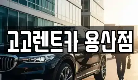 서울특별시 용산구 청파동2가 렌트카 전문 고고렌트카 용산점
