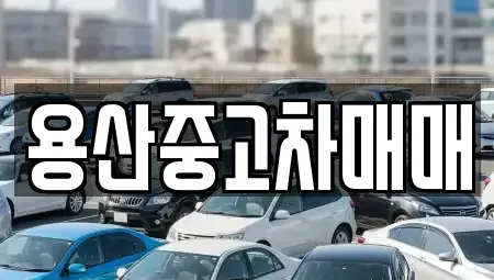 서울특별시 용산구 청파동2가 중고차 전문 용산중고차매매