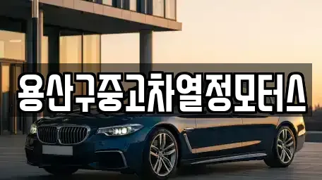 서울특별시 용산구 청파동2가 중고차매매 전문 용산구중고차열정모터스