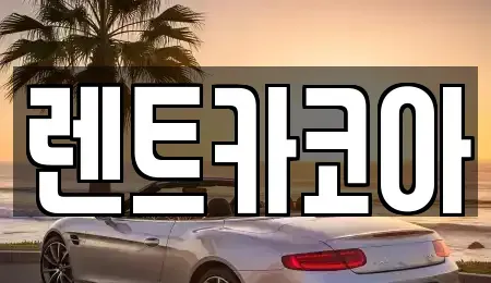 서울특별시 중구 북창동 렌트카 전문 렌트카코아