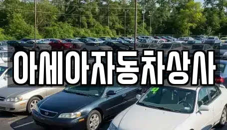 서울특별시 중구 오장동 중고차 전문 아세아자동차상사