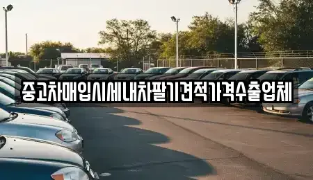 서울특별시 중구 오장동 중고차매입 전문 중고차매입시세내차팔기견적가격수출업체