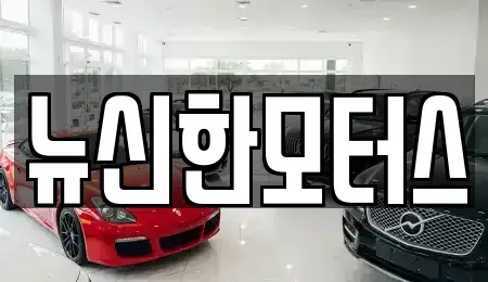세종 도담동 중고차 전문 뉴신한모터스