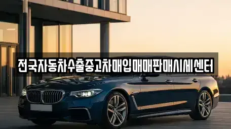 세종 장군면 중고차매입 전문 전국자동차수출중고차매입매매판매시세센터
