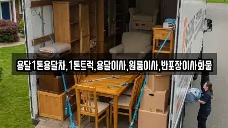 용달1톤용달차,1톤트럭,용달이사,원룸이사,반포장이사화물