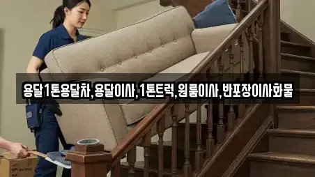 용달1톤용달차,용달이사,1톤트럭,원룸이사,반포장이사화물