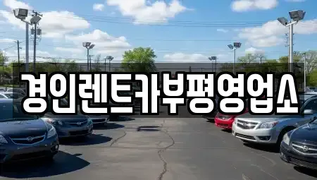 인천광역시 부평구 일신동 렌트카 전문 경인렌트카부평영업소