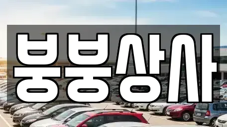 인천광역시 부평구 일신동 중고차매매 전문 붕붕상사