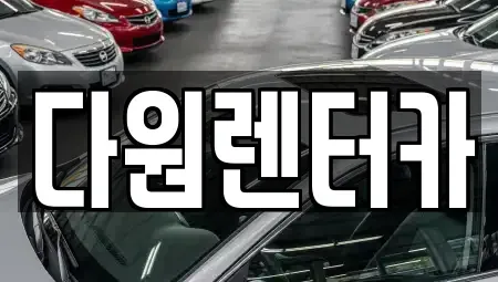 전라남도 나주시 서내동 렌트카 전문 다원렌터카