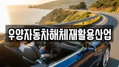 전라남도 담양군 봉산면 중고차 전문 우양자동차해체재활용산업