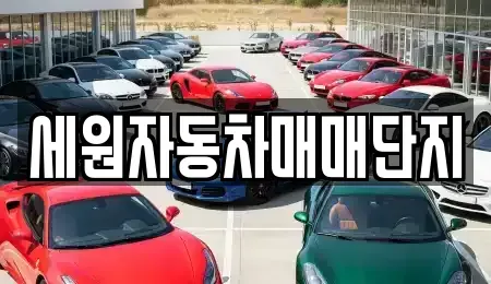 전북 순창군 팔덕면 중고차 전문 세원자동차매매단지